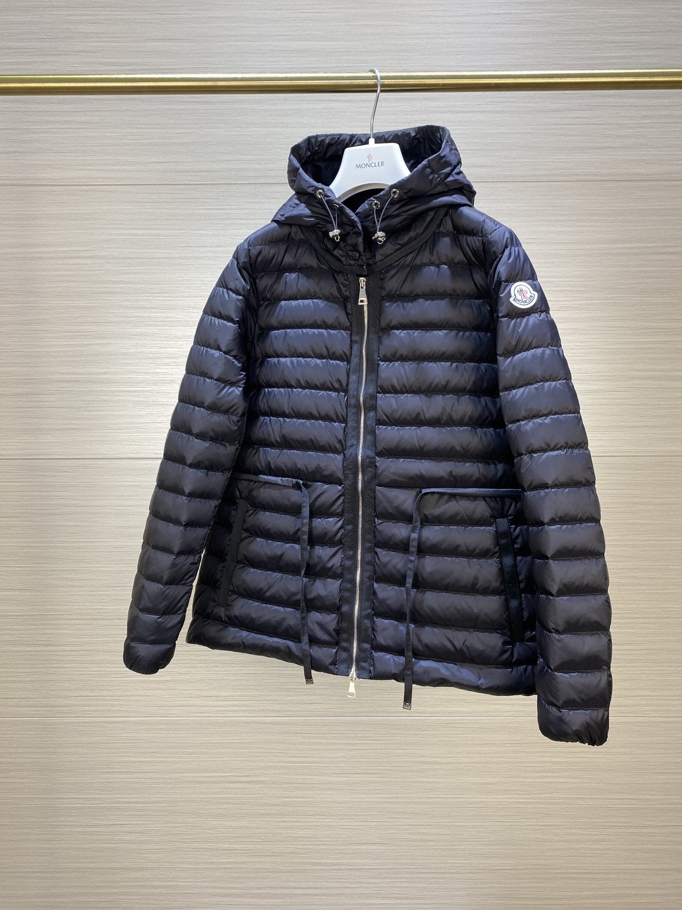 Moncler Women's Hooded Short Down Coat — front