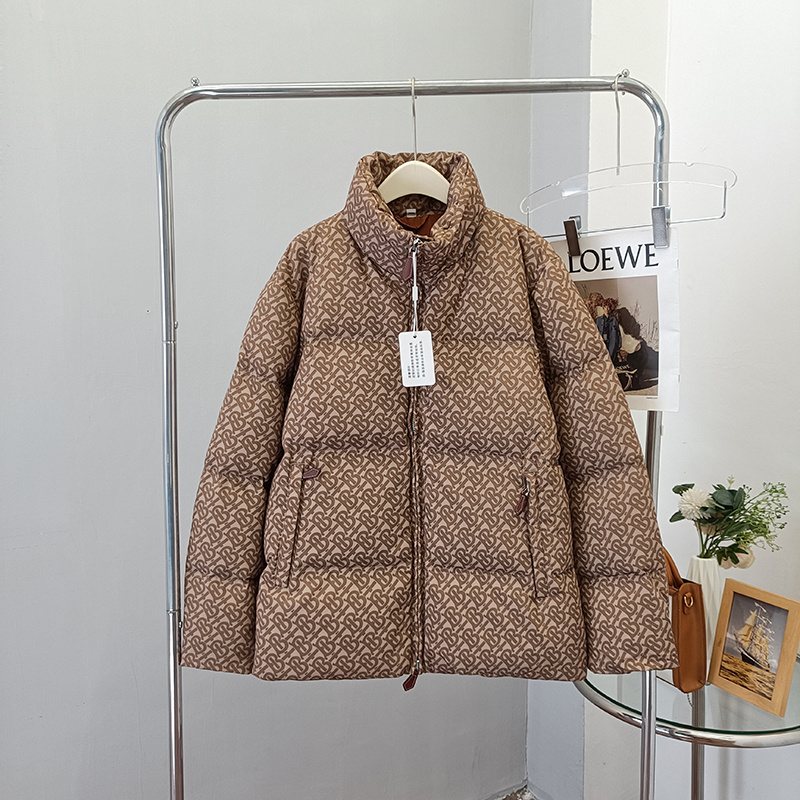 Burberry Brown TB Monogram Puffer Jacket — hero