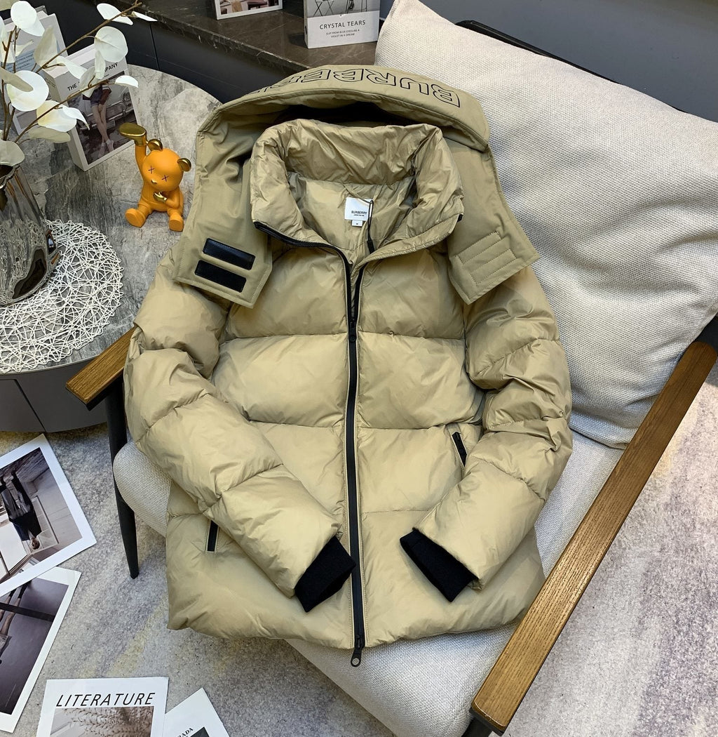 Burberry Hooded Short Down Jacket — hero