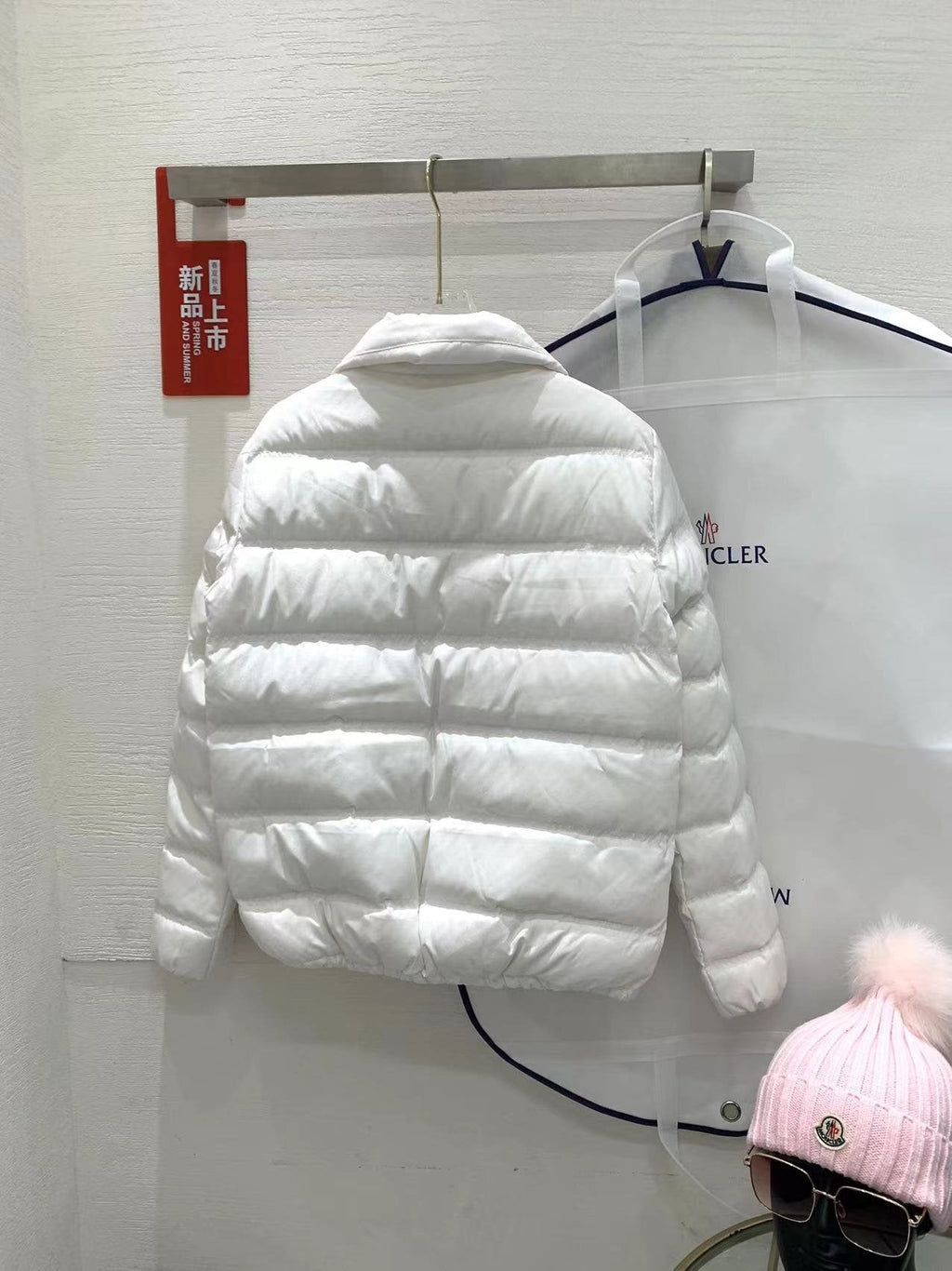 Moncler Multi-Pocket Quilted Puffer Coat — back