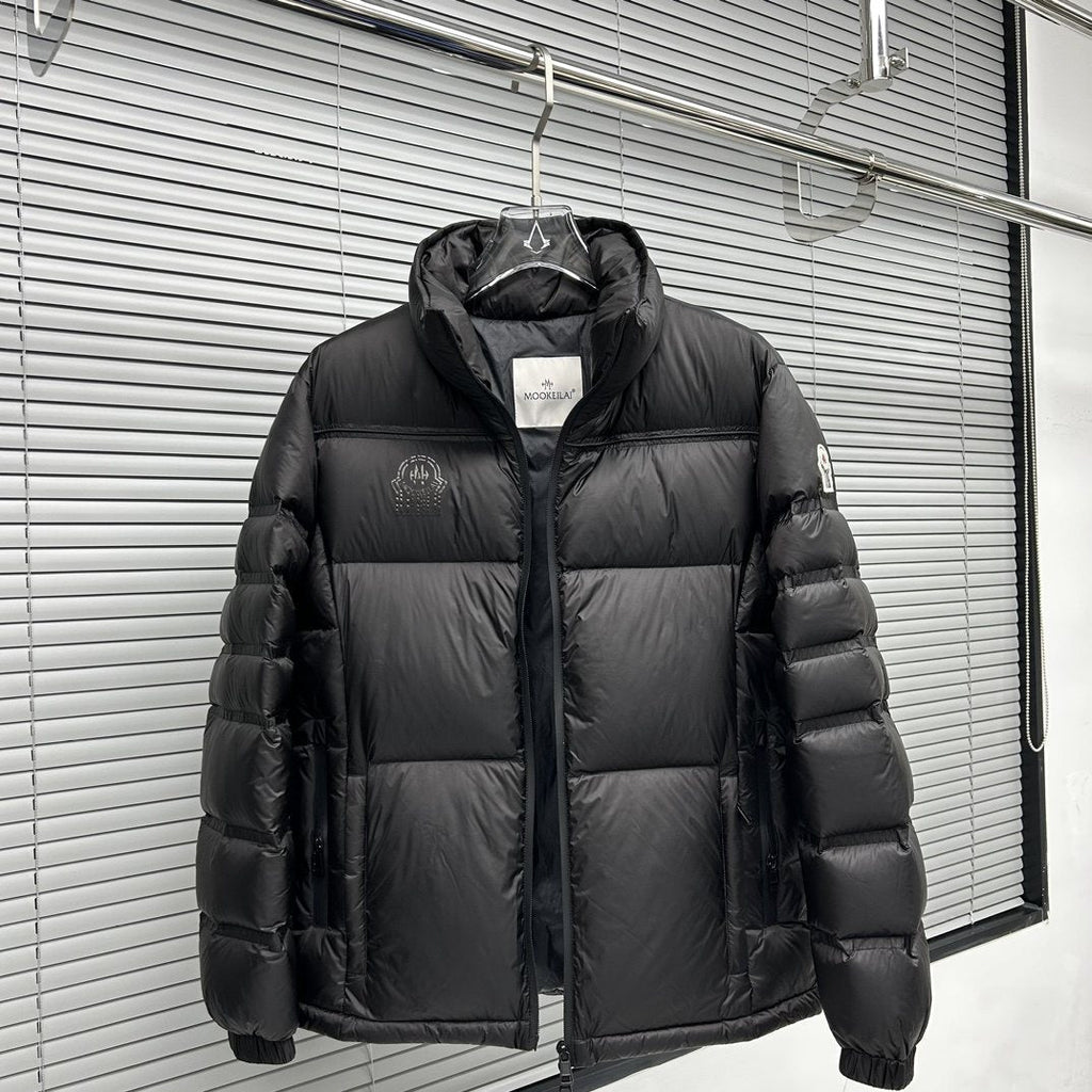 Moncler High-Collar Puffer Coat — front
