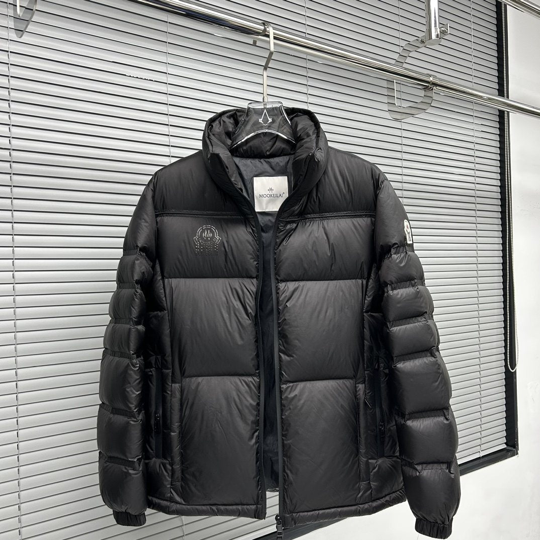 Moncler High-Collar Puffer Coat — front
