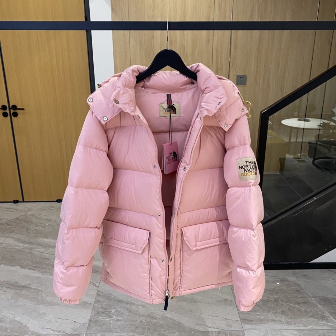 Gucci Quilted Hooded Puffer Jacket — detail