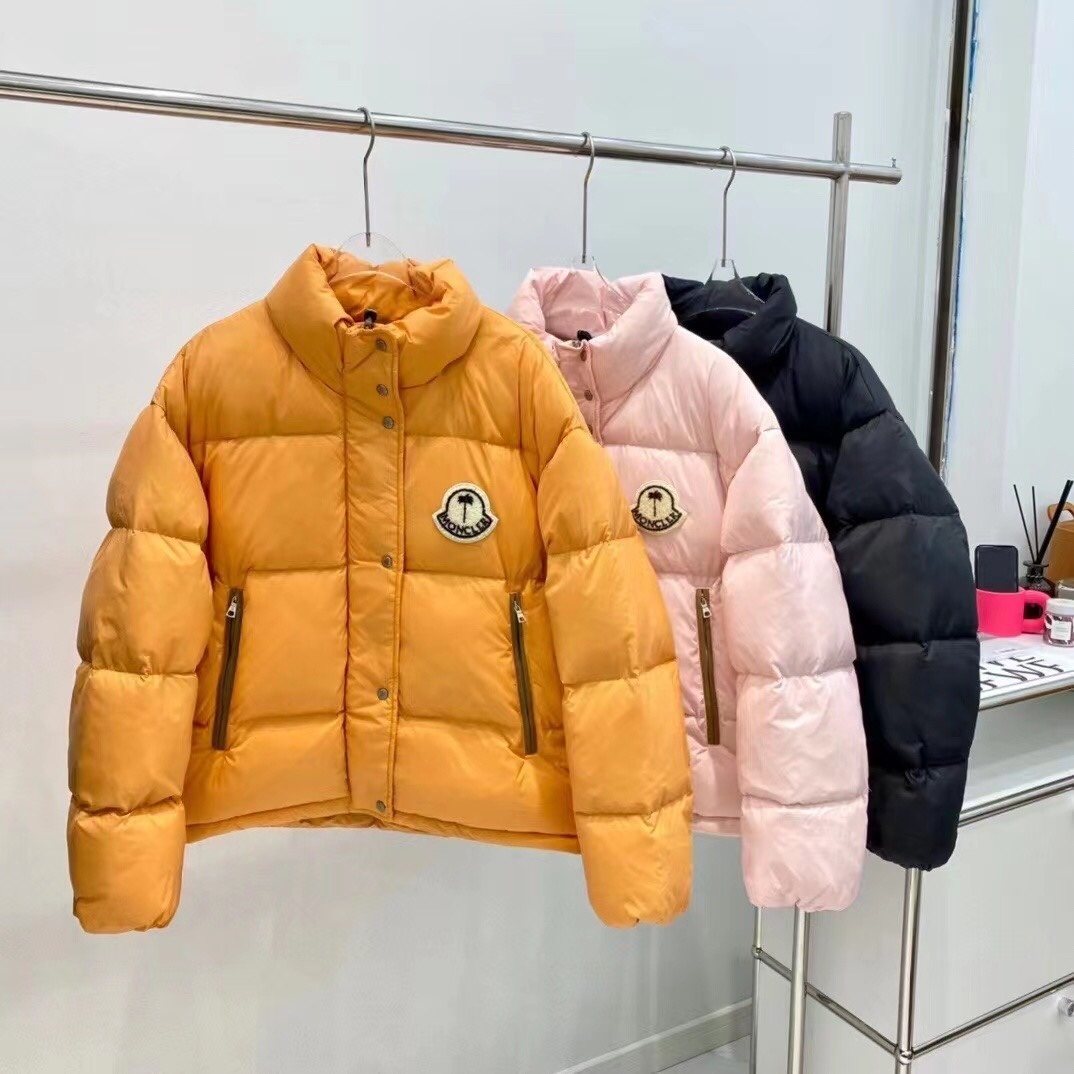 Moncler Quilted Short Down Coat — comparison