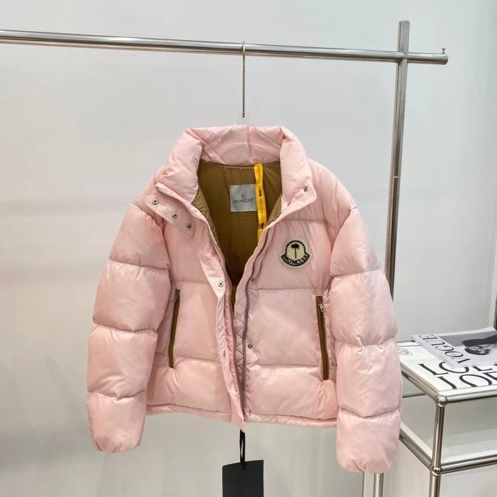 Moncler Quilted Short Down Coat — detail