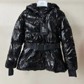 Moncler Glossy Belted Puffer Coat — hero