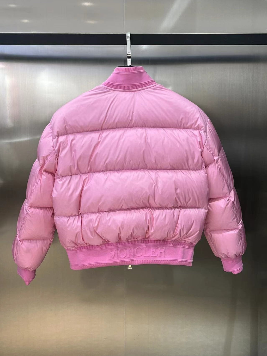 Moncler Quilted Cropped Puffer Coat — back