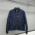 Moncler Diamond-Quilted Zip Coat — hero