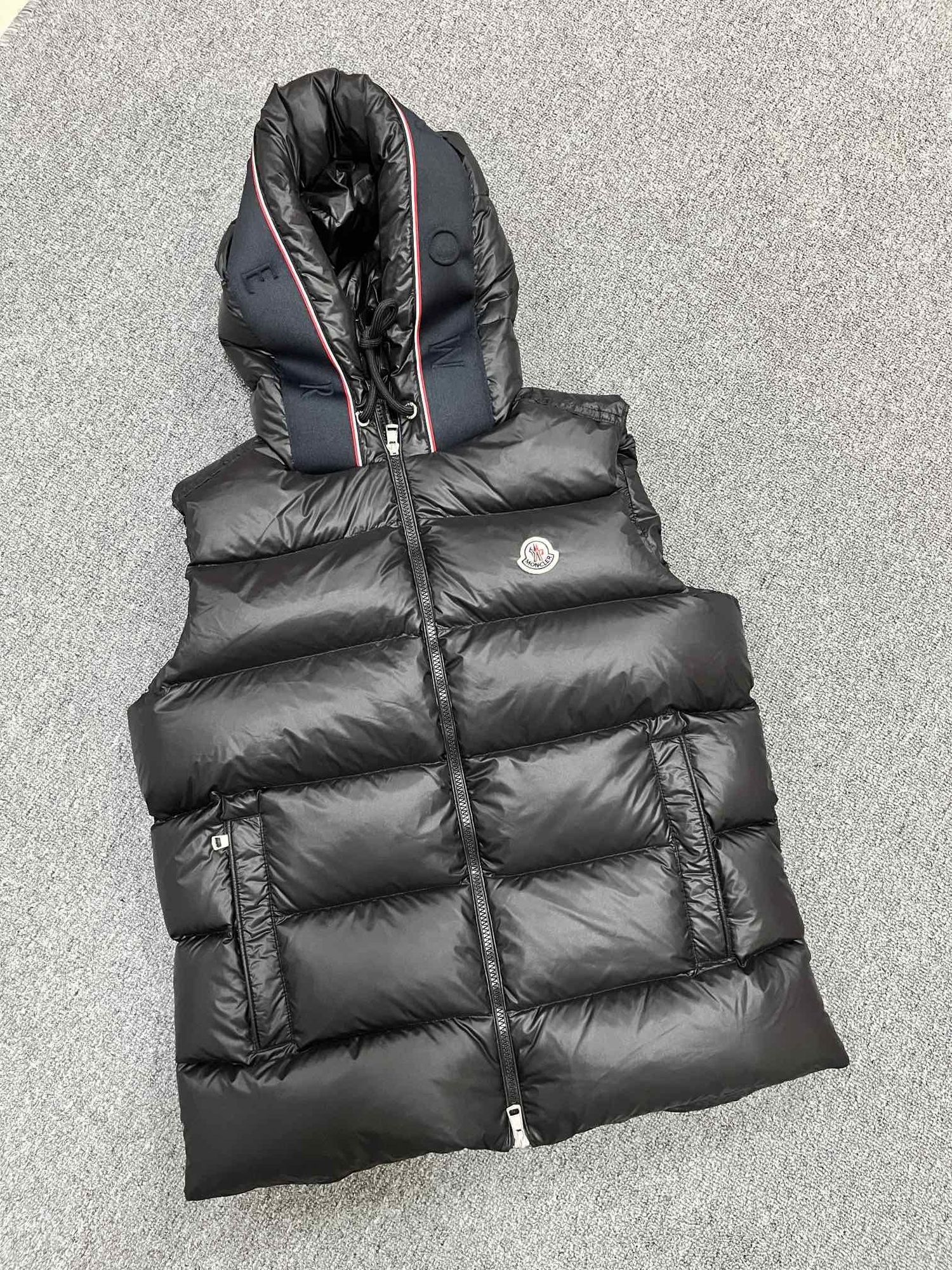 Moncler Hooded Quilted Down Vest — hero