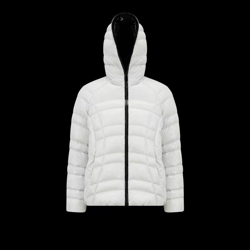 Moncler Quilted Hooded Puffer Coat — front
