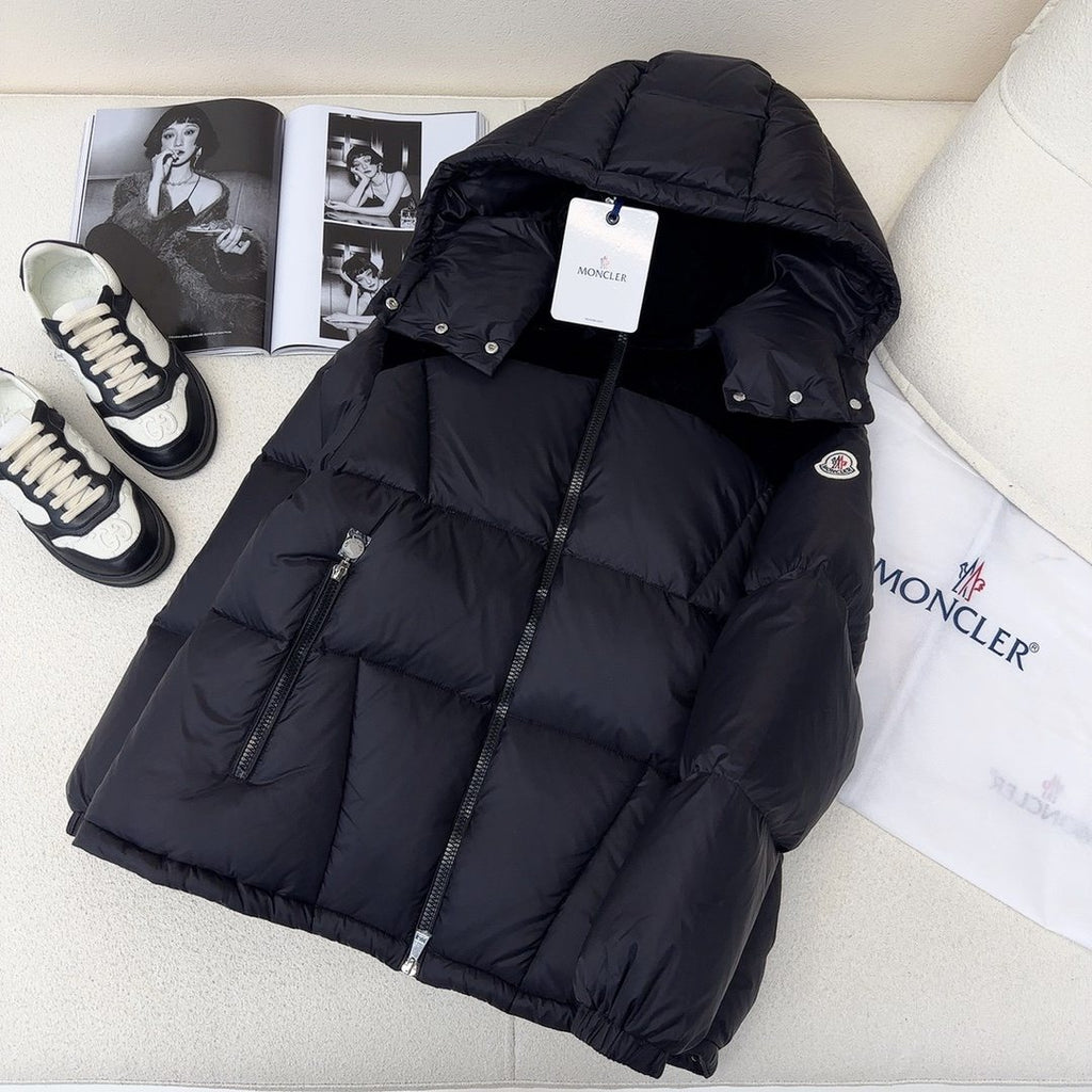 Moncler Hooded Quilted Puffer Coat — front