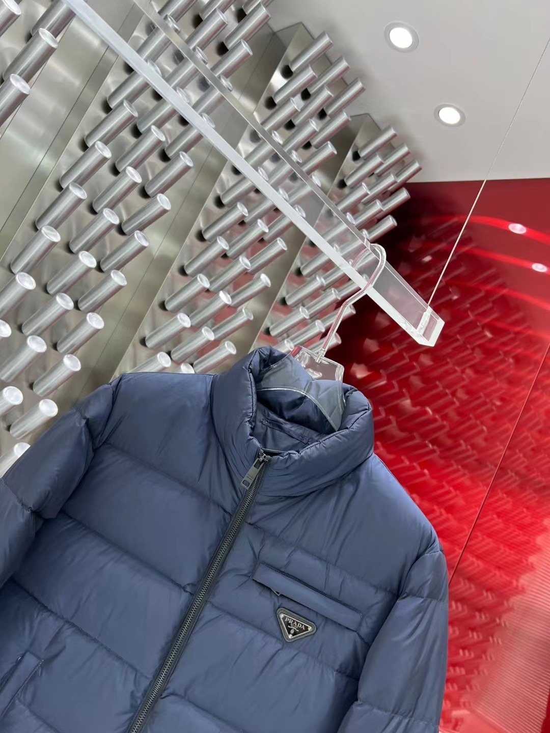 Prada Quilted Puffer Jacket — detail