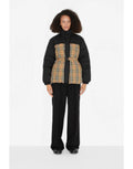 Burberry Reversible Black / Beige Check Puffer Jacket — hero
