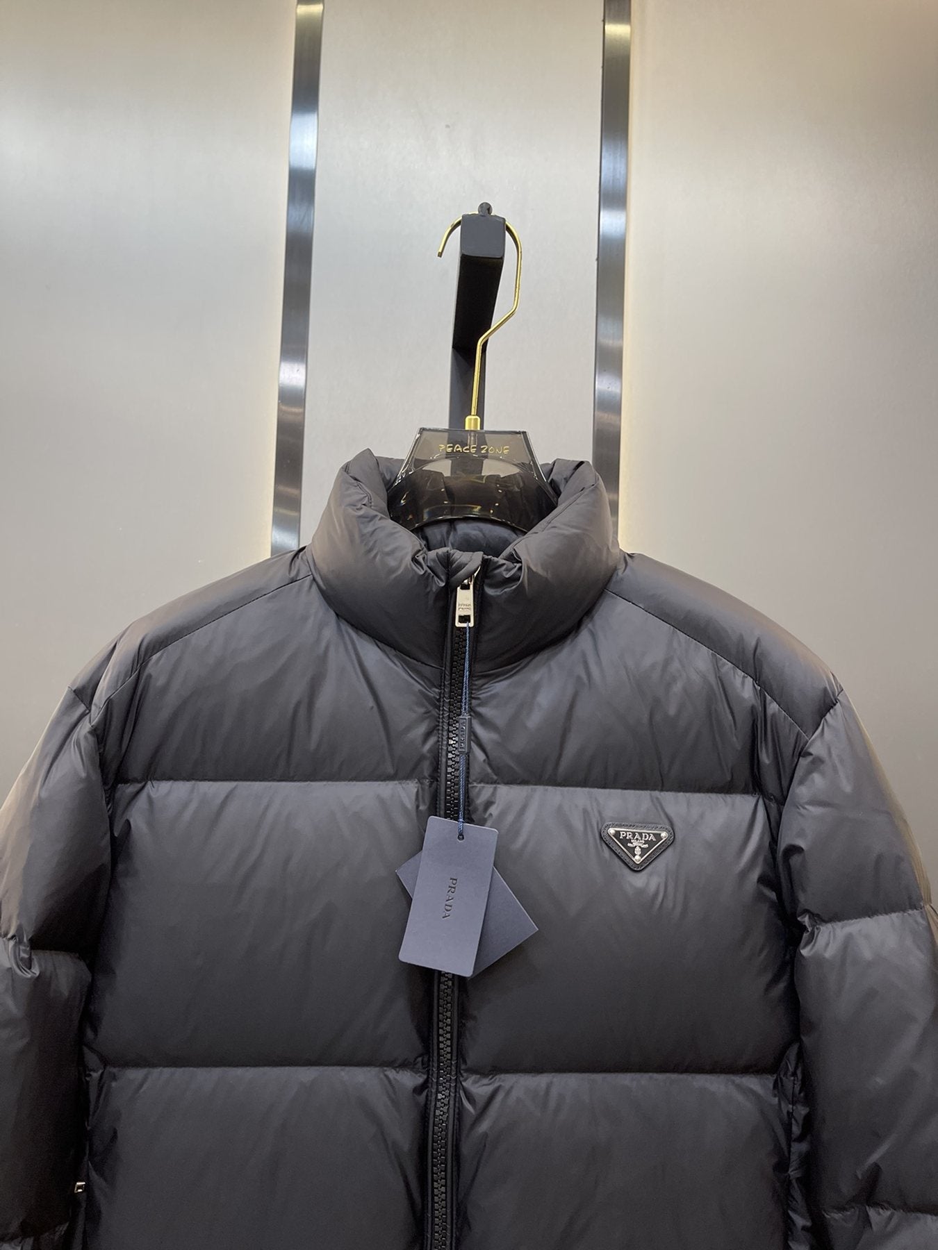 Prada Quilted Puffer Jacket — detail