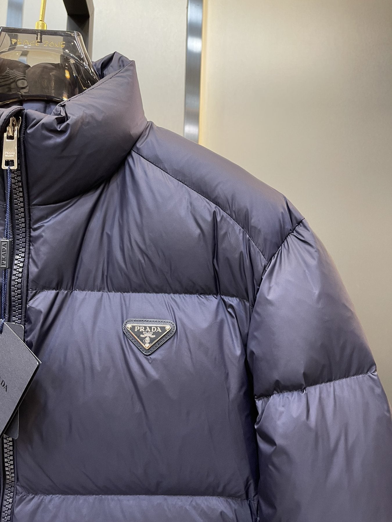 Prada Quilted Puffer Jacket — detail