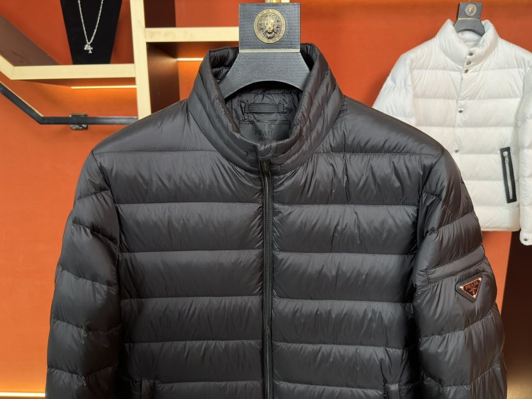Prada Quilted Puffer Jacket — detail