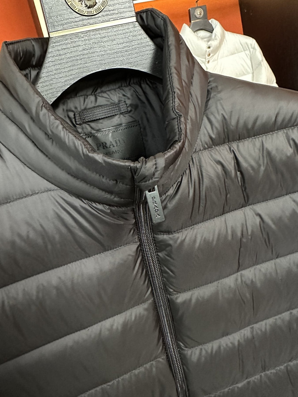 Prada Quilted Puffer Jacket — neck_label