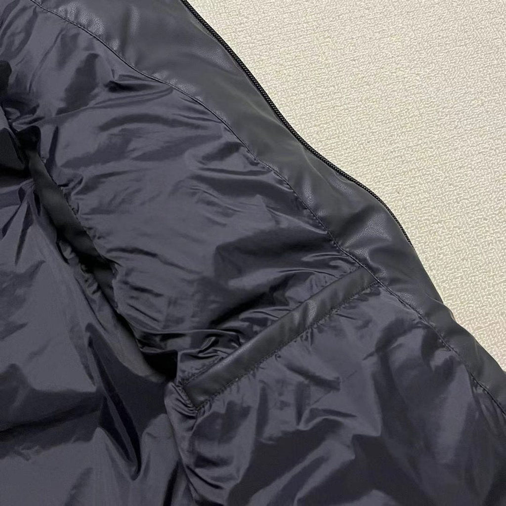 Prada Black Quilted Padded Vest — detail