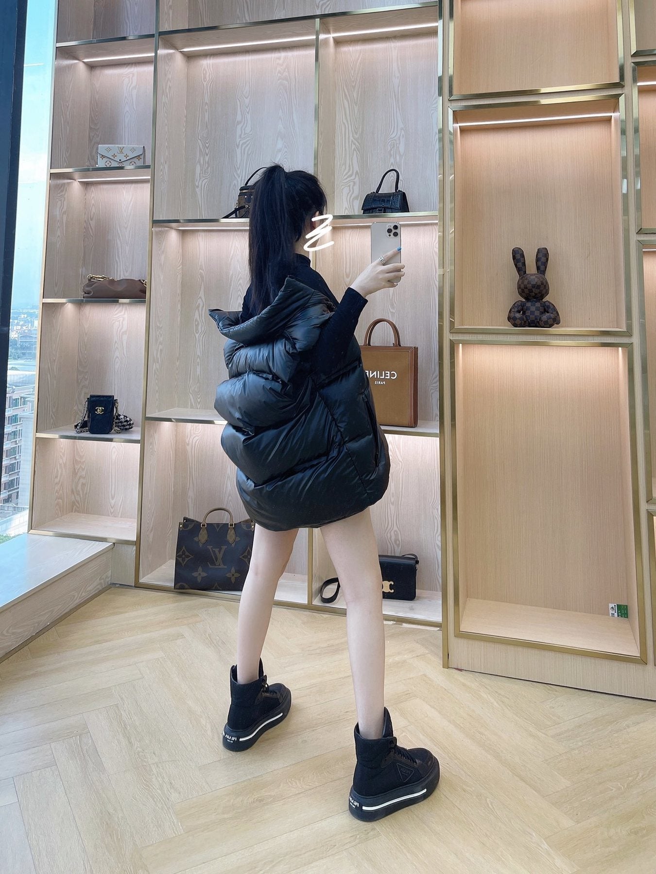 Prada Red-Badge Quilted Down Vest — context