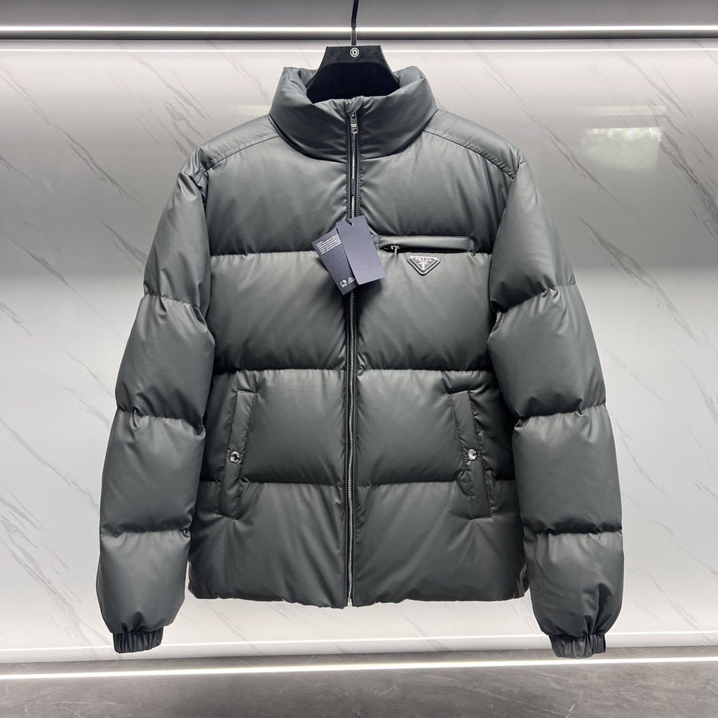 Prada Quilted Stand-Collar Puffer Jacket — hero