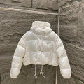 Prada Women's Cropped Convertible Puffer Jacket — hero