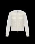 Moncler Women's Quilted Knit-Sleeve Zip-Front Jacket — hero