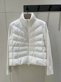 Moncler Quilted Knit Sleeve Down Jacket — hero