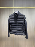 Moncler Sweater Sleeve Down Jacket — front