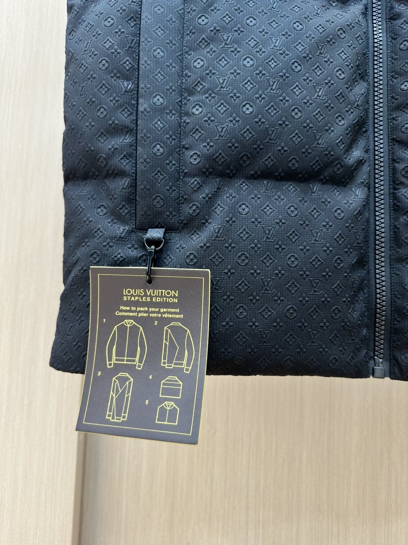 LV Reversible Monogram Puffer Vest — hang_tag
