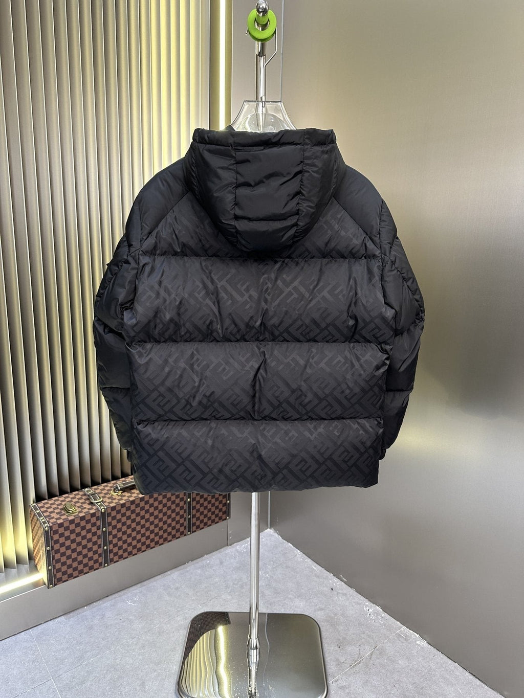 Fendi Hooded Quilted Puffer Jacket — back