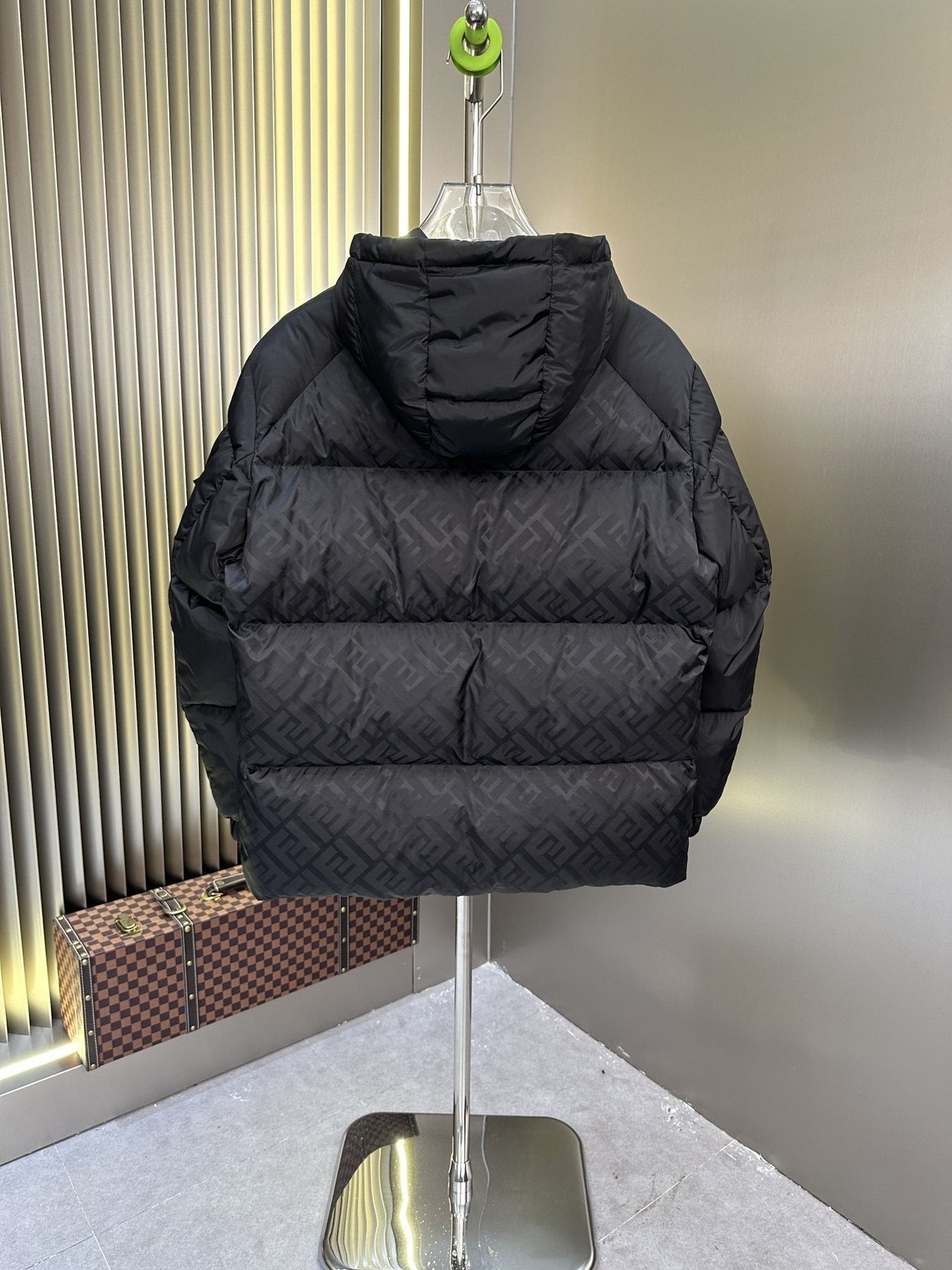 Fendi Hooded Quilted Puffer Jacket — back