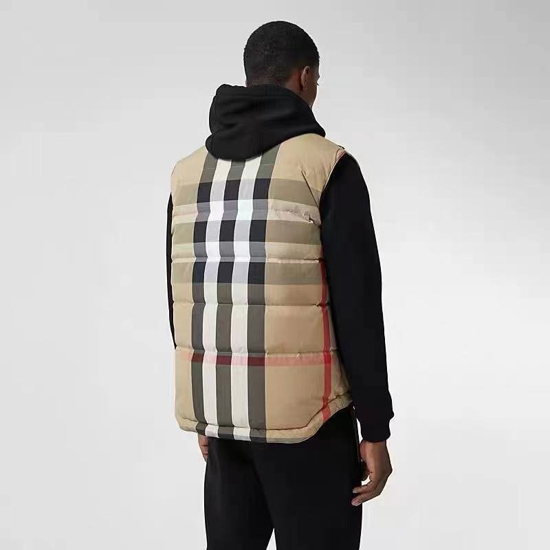 Burberry Reversible Check Quilted Vest — context