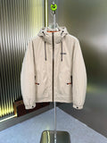 Zegna Hooded Short Down Coat — front