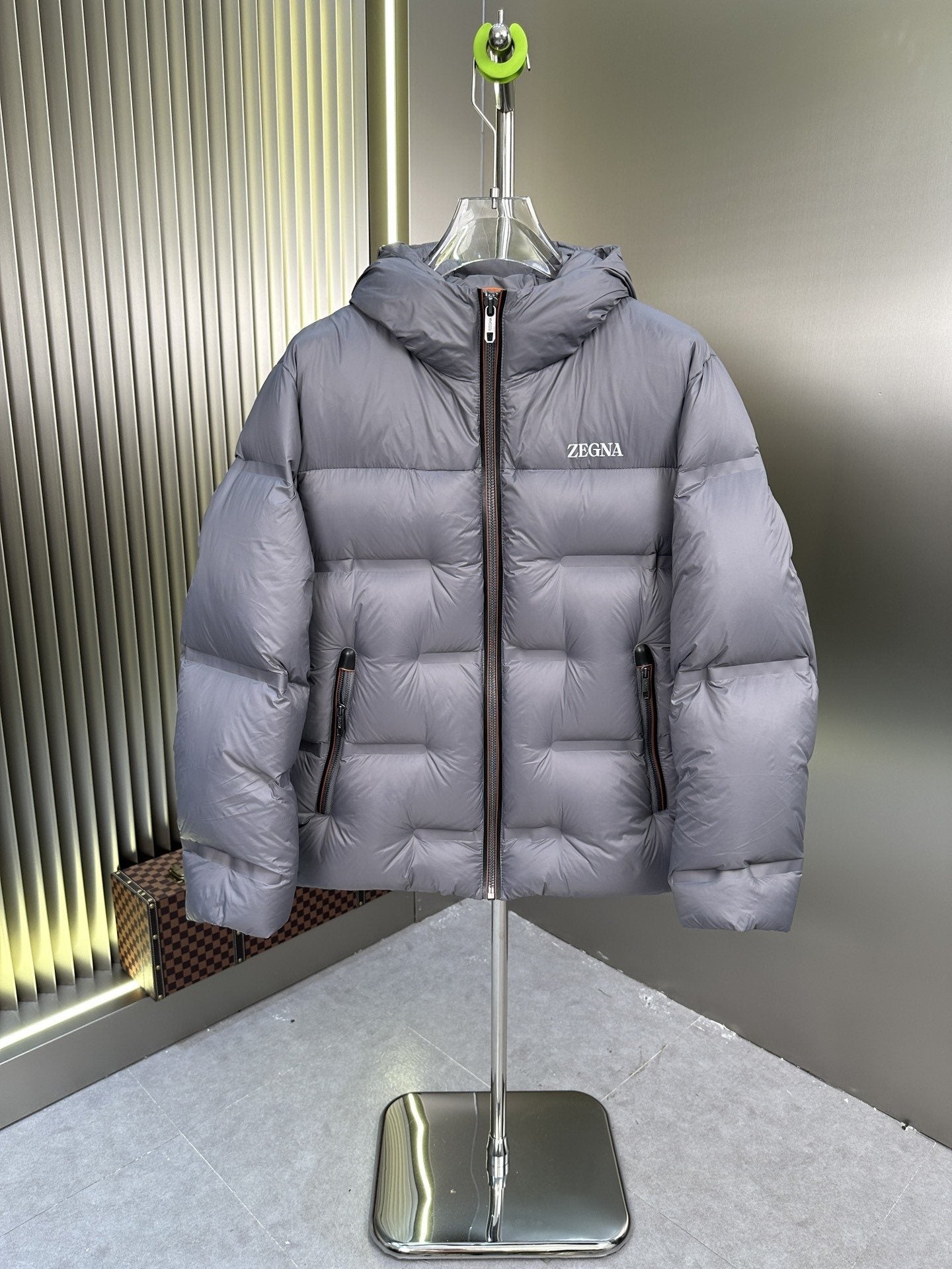 Zegna Hooded Quilted Puffer Coat — hero