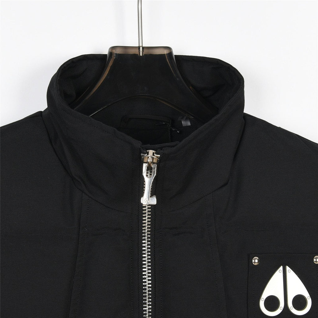 Moose Knuckles Quilted Down Vest — detail