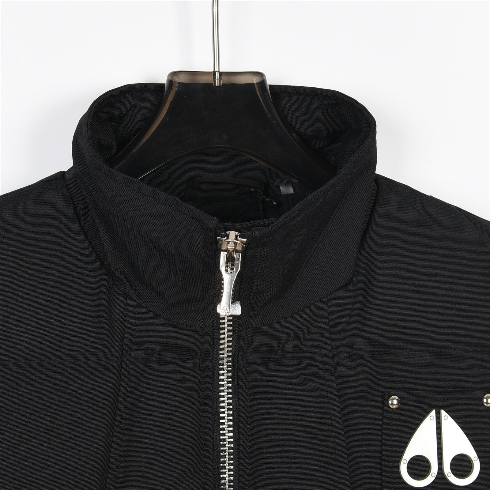 Moose Knuckles Quilted Down Vest — detail