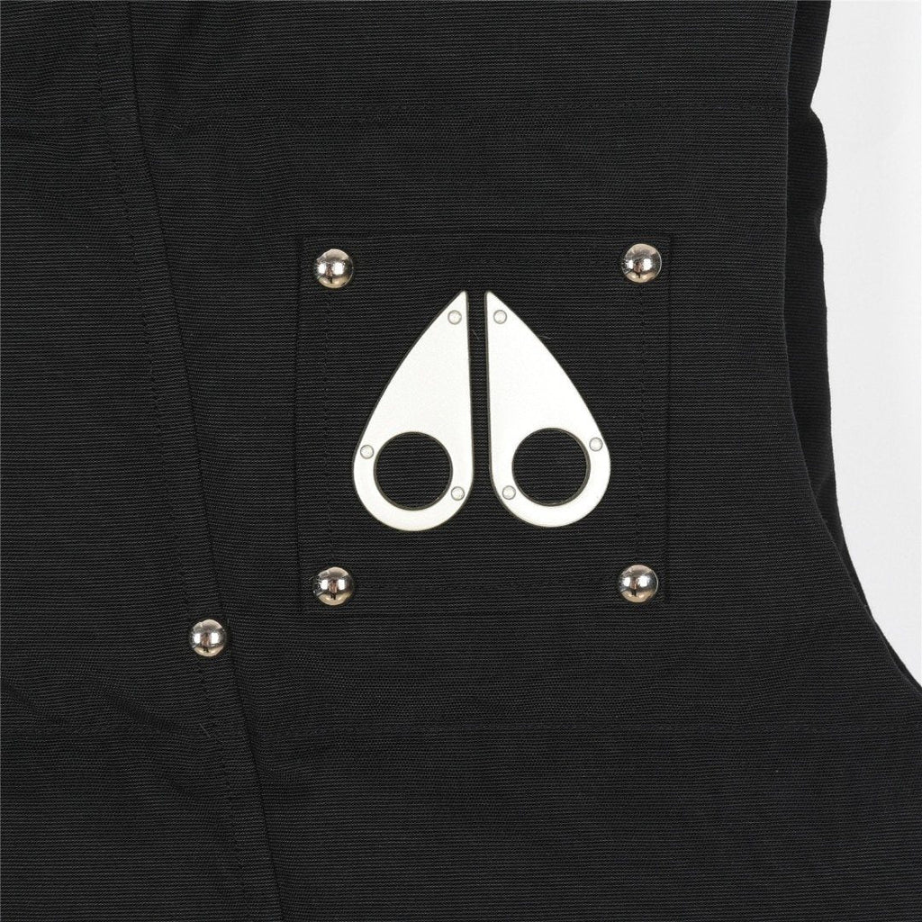 Moose Knuckles Quilted Down Vest — fabric_closeup