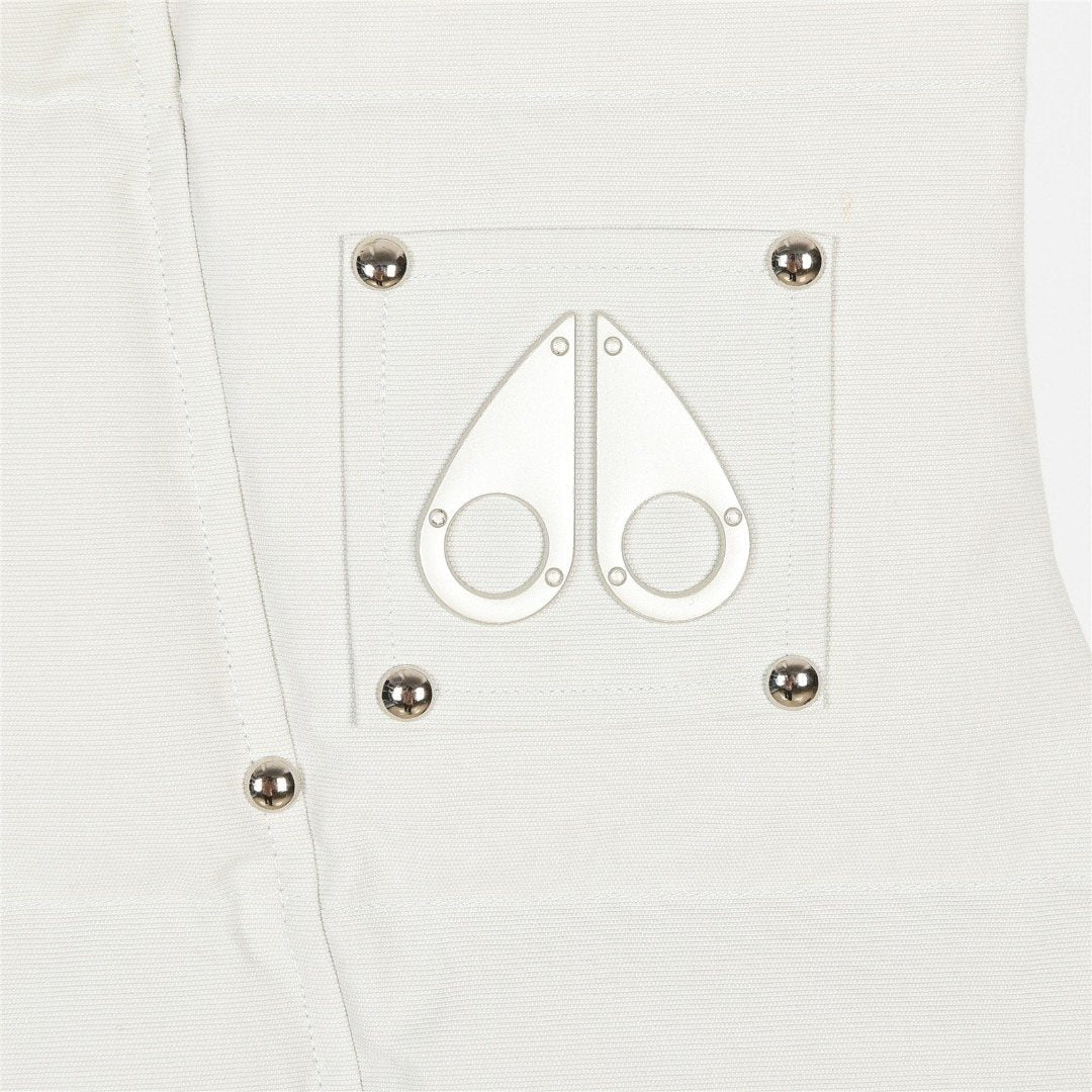 Moose Knuckles Quilted Down Vest — fabric_closeup