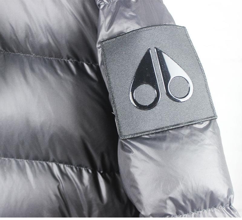 Moose Knuckles Quilted Puffer Jacket — detail
