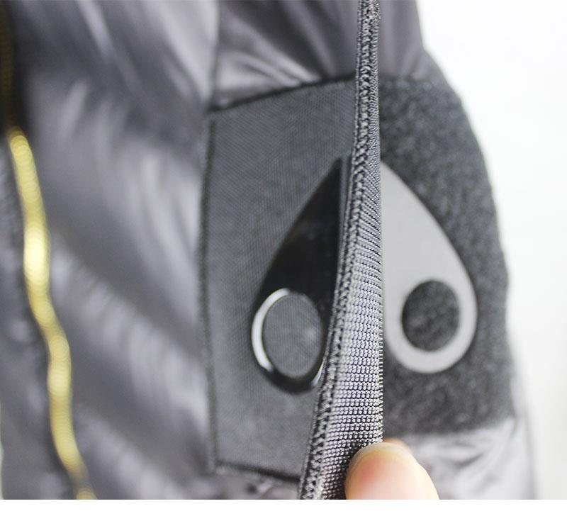Moose Knuckles Quilted Puffer Jacket — detail