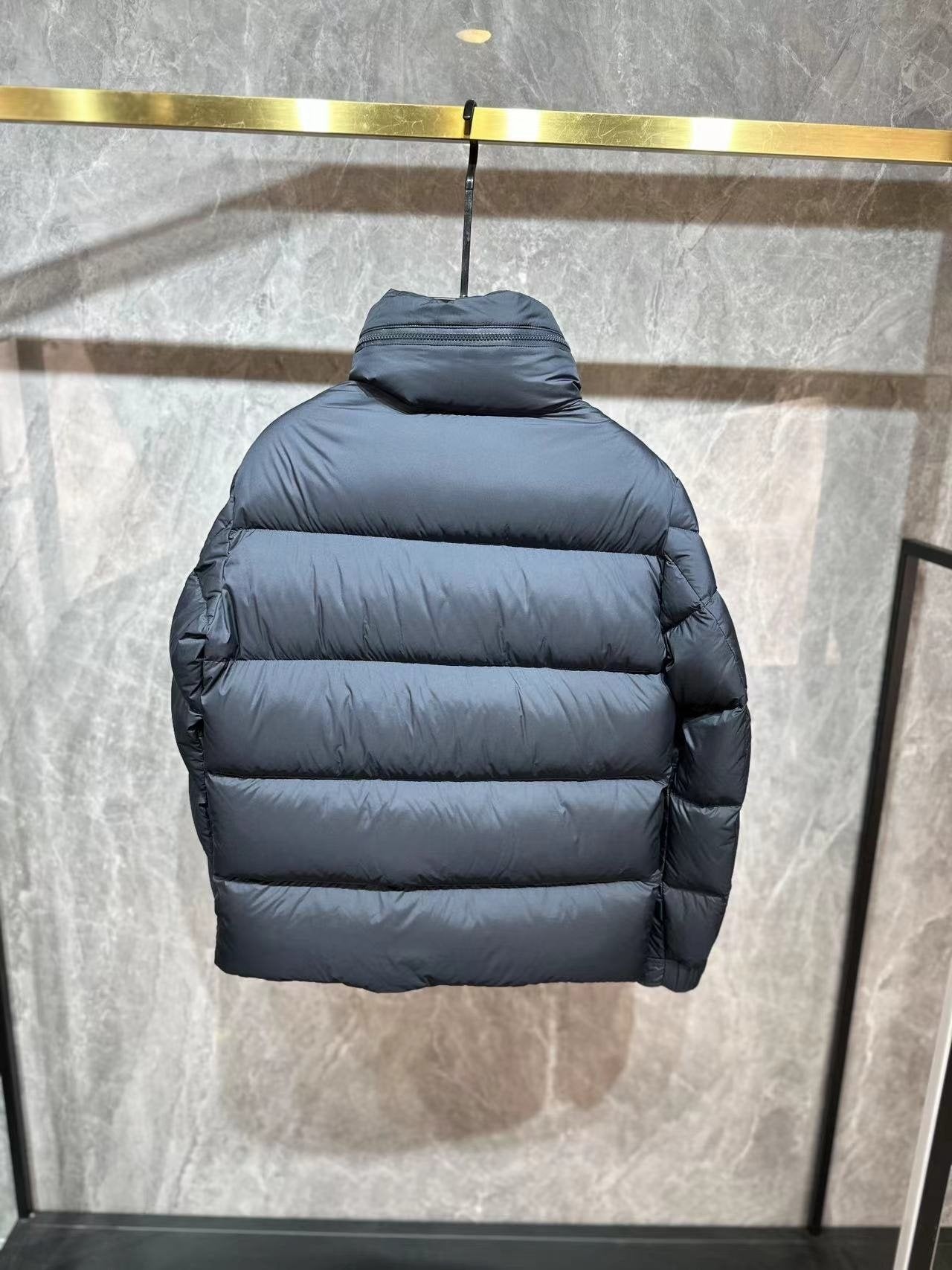 Moncler Reversible Quilted Goose Down Coat — back