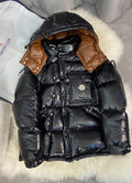 Moncler Glossy Convertible Puffer Coat — hero