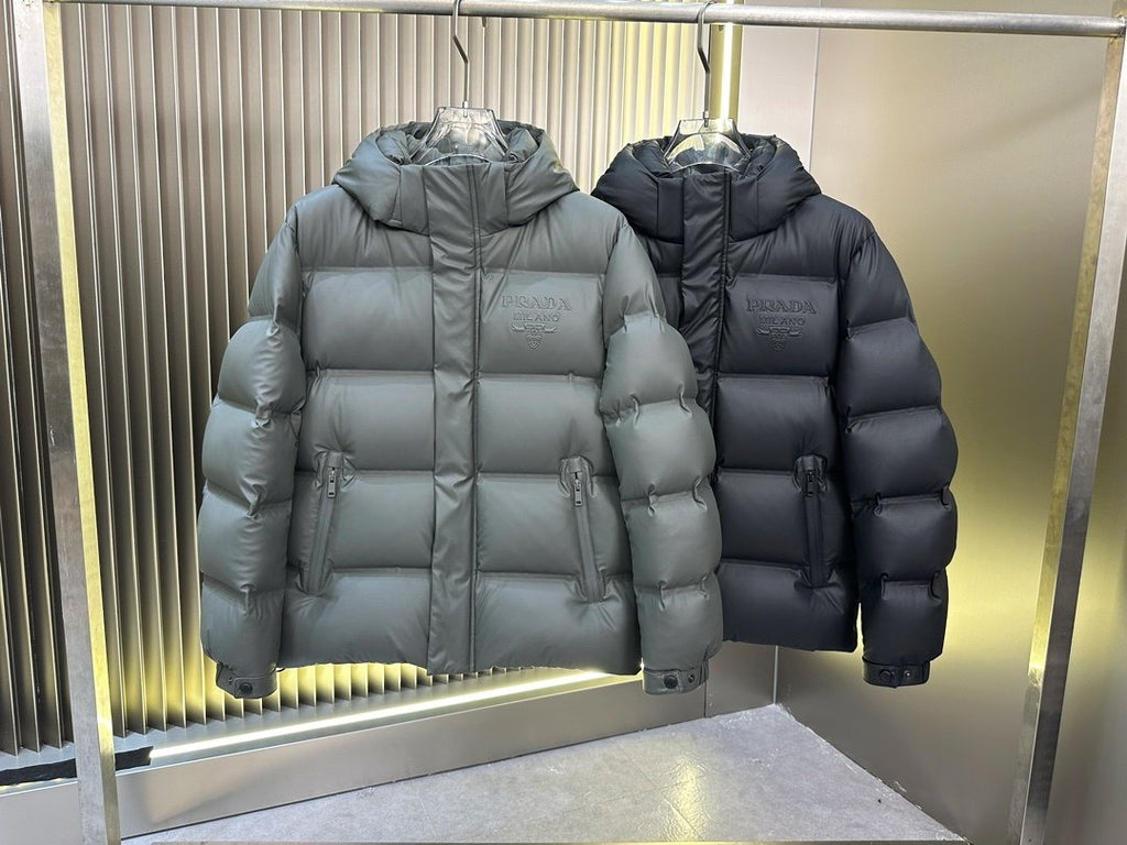 Prada Hooded Puffer Jacket — comparison