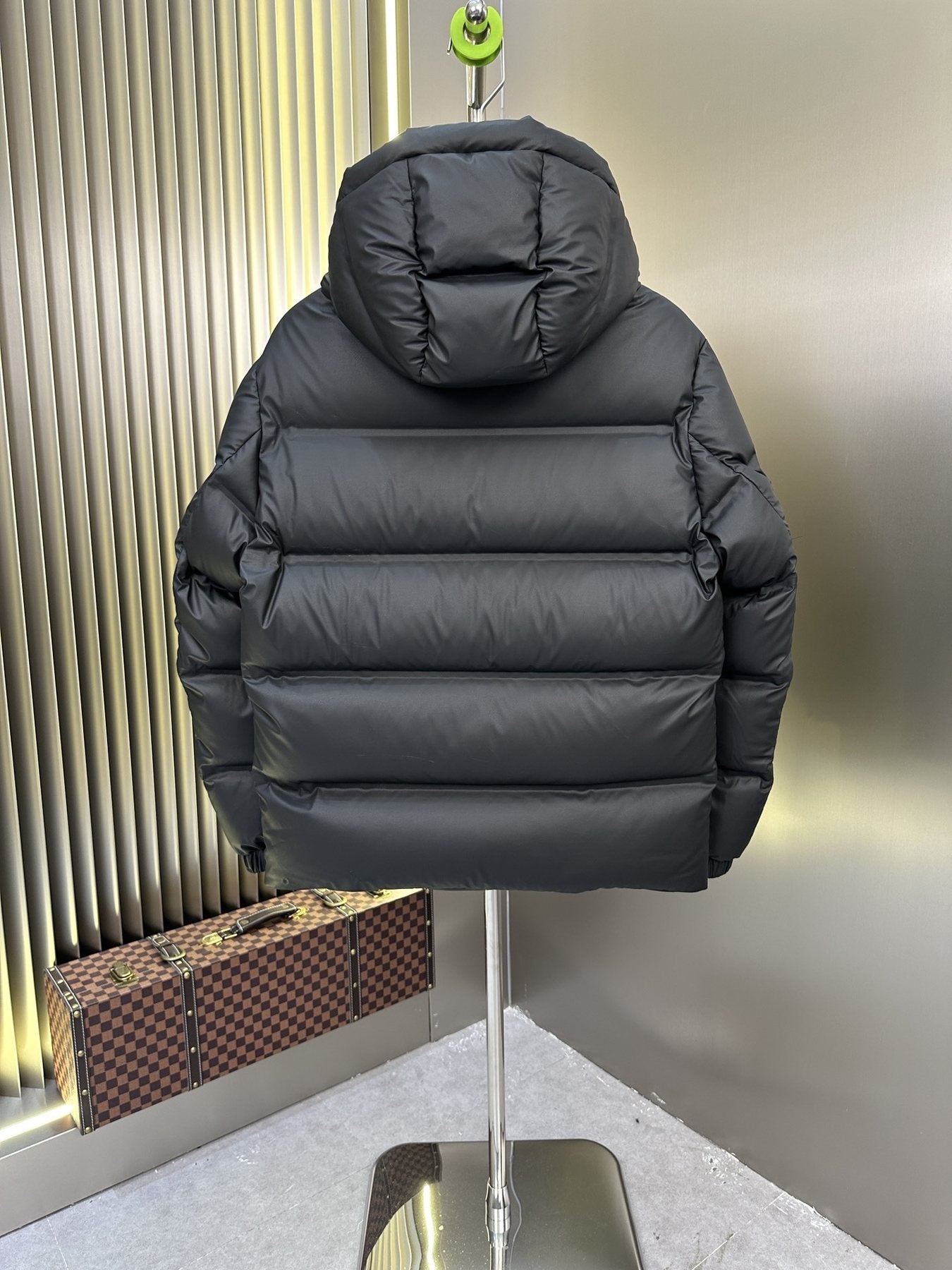 Prada Hooded Puffer Jacket — back