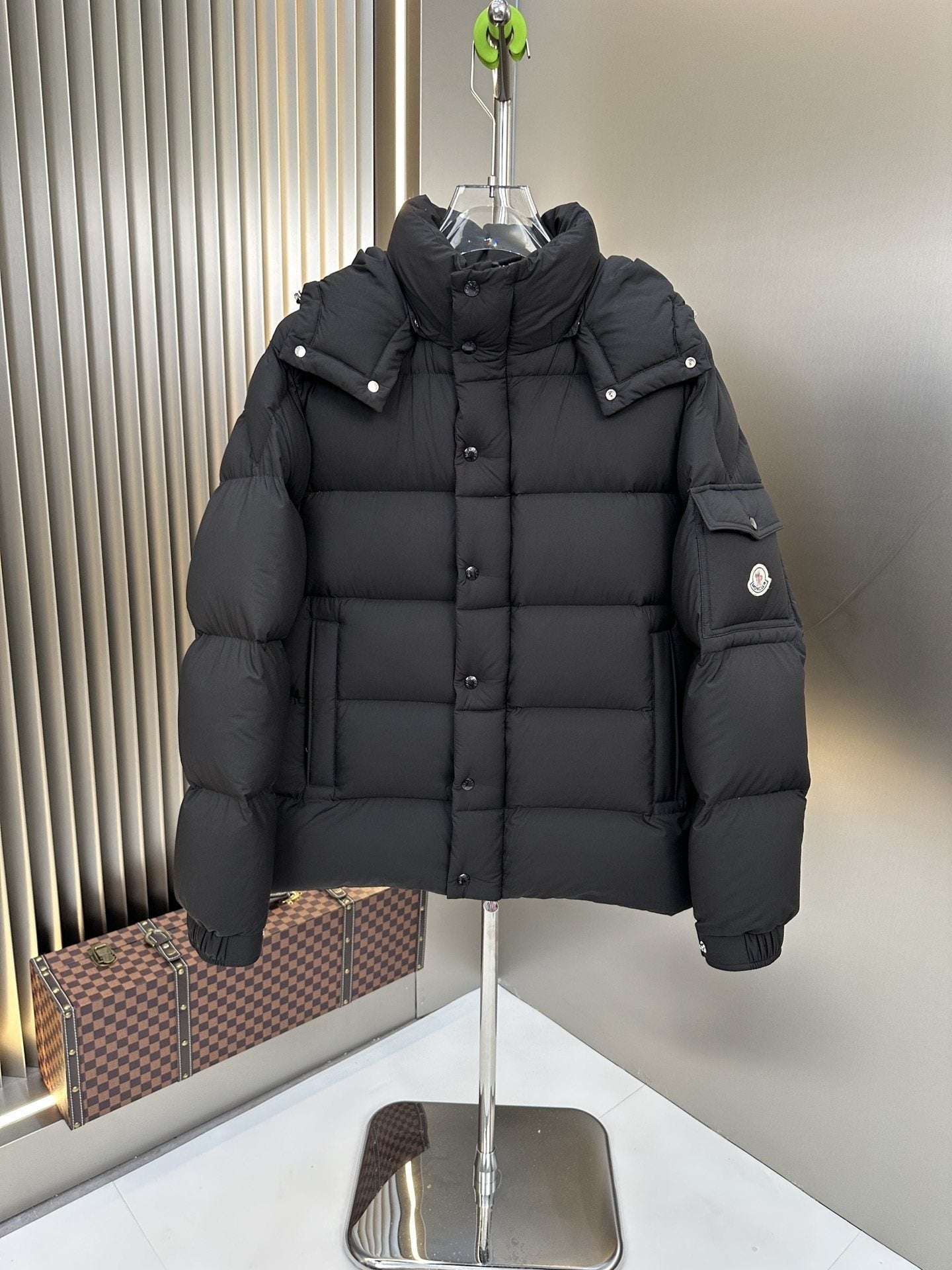 Moncler Hooded Quilted Puffer Coat — hero