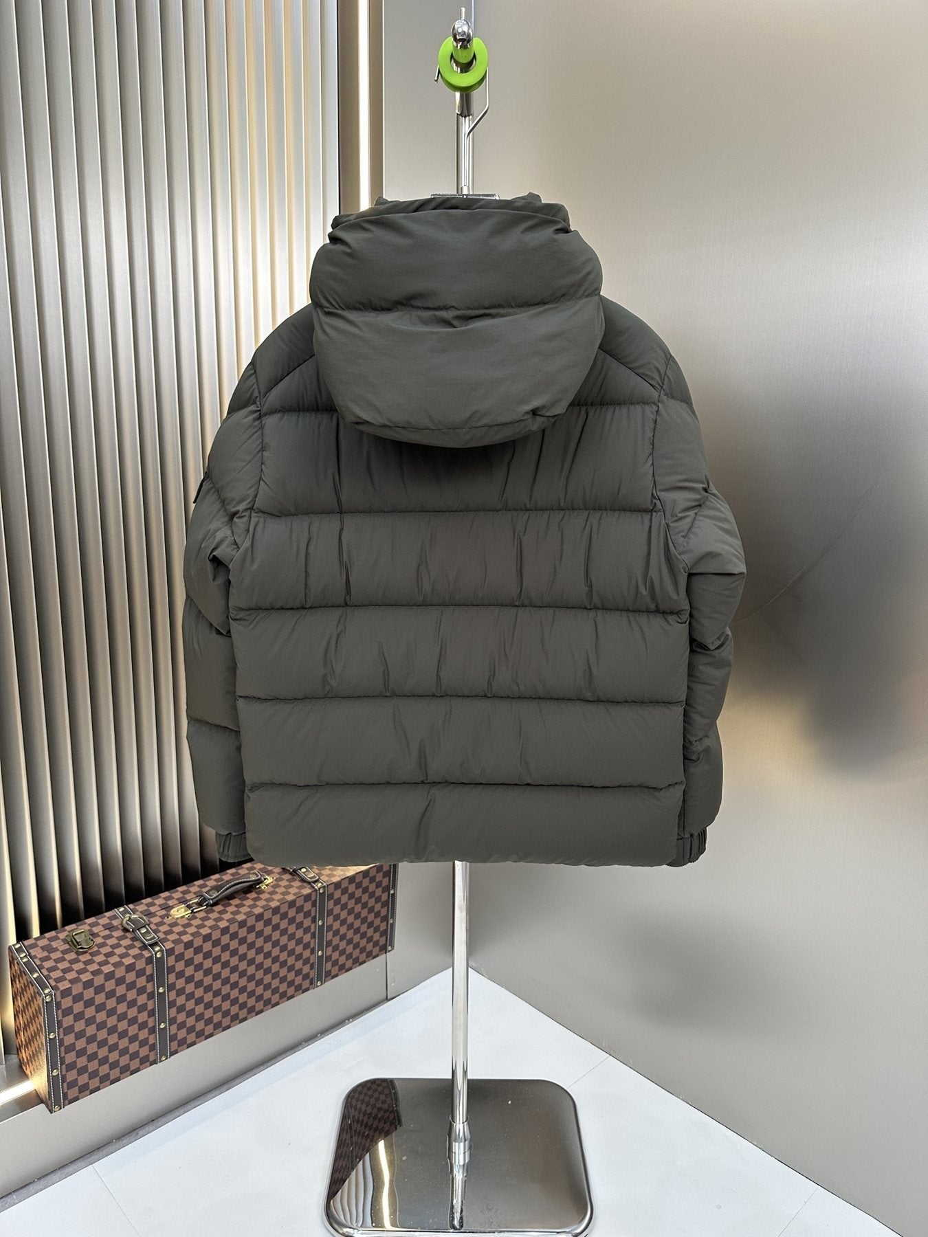 Moncler Hooded Quilted Puffer Coat — back