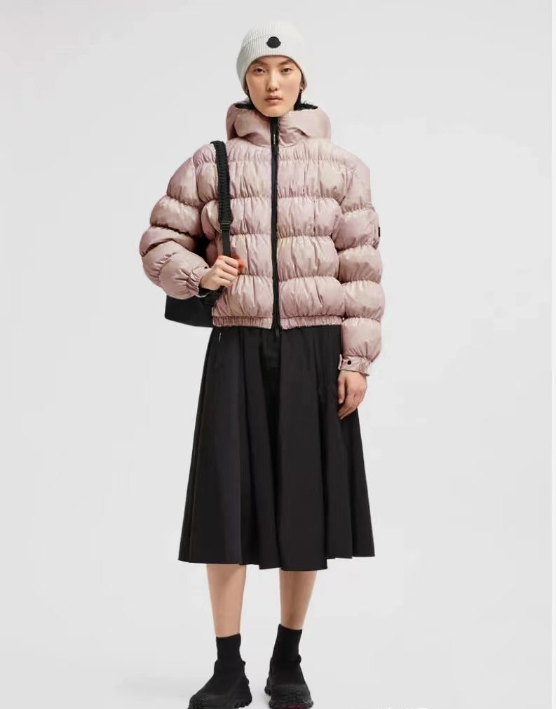 Moncler Women's Hooded Puffer Coat — context