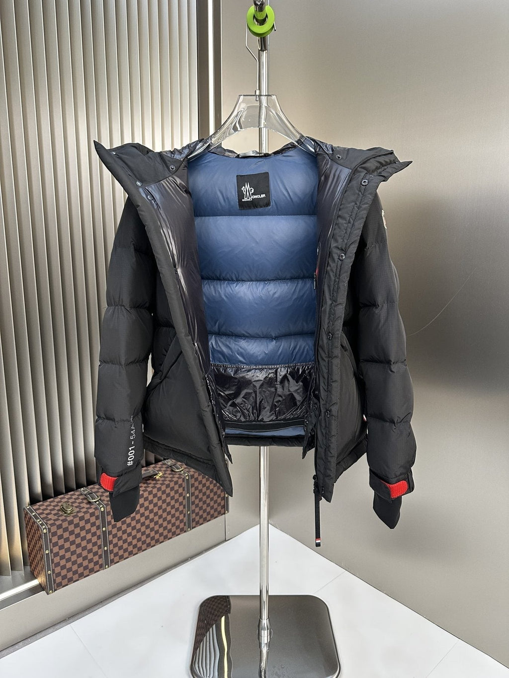 Moncler Hooded Quilted Puffer Coat — detail