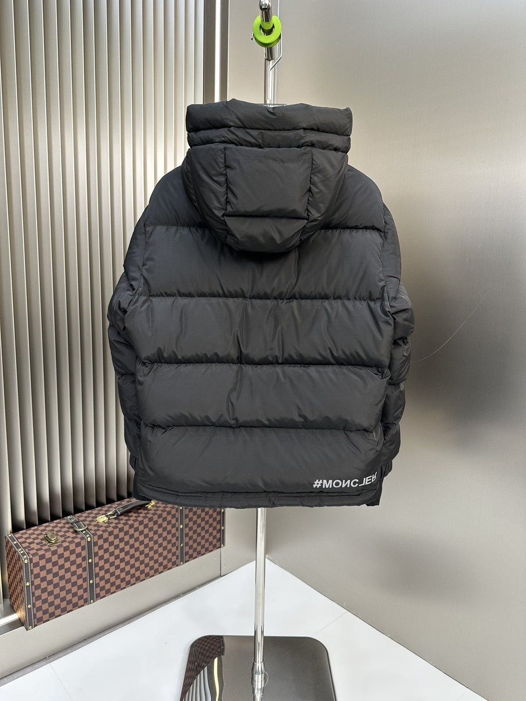 Moncler Hooded Quilted Puffer Coat — back