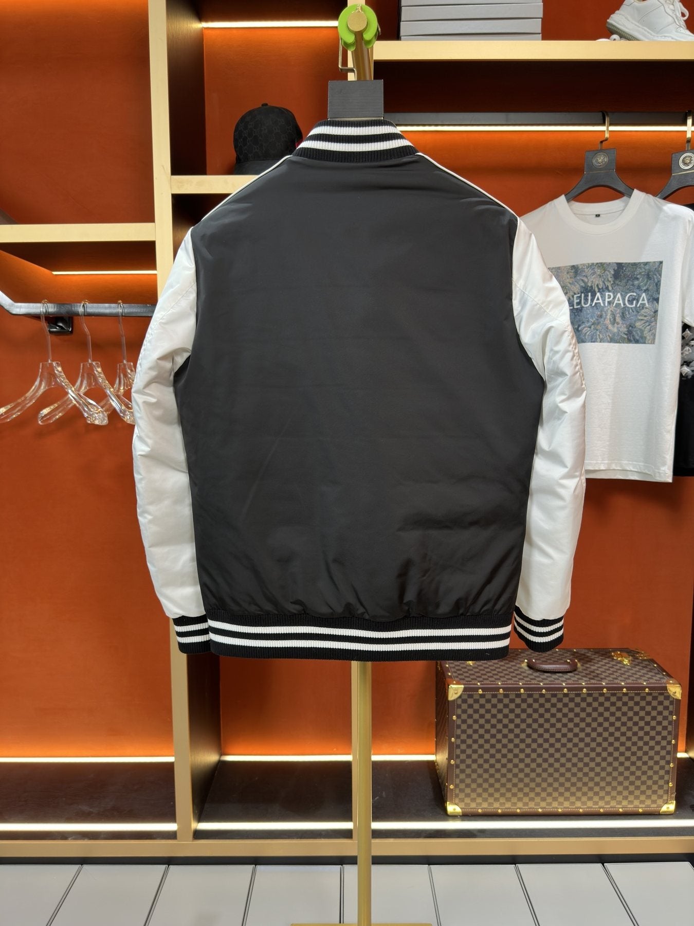 Moncler Reversible Varsity Coat — back
